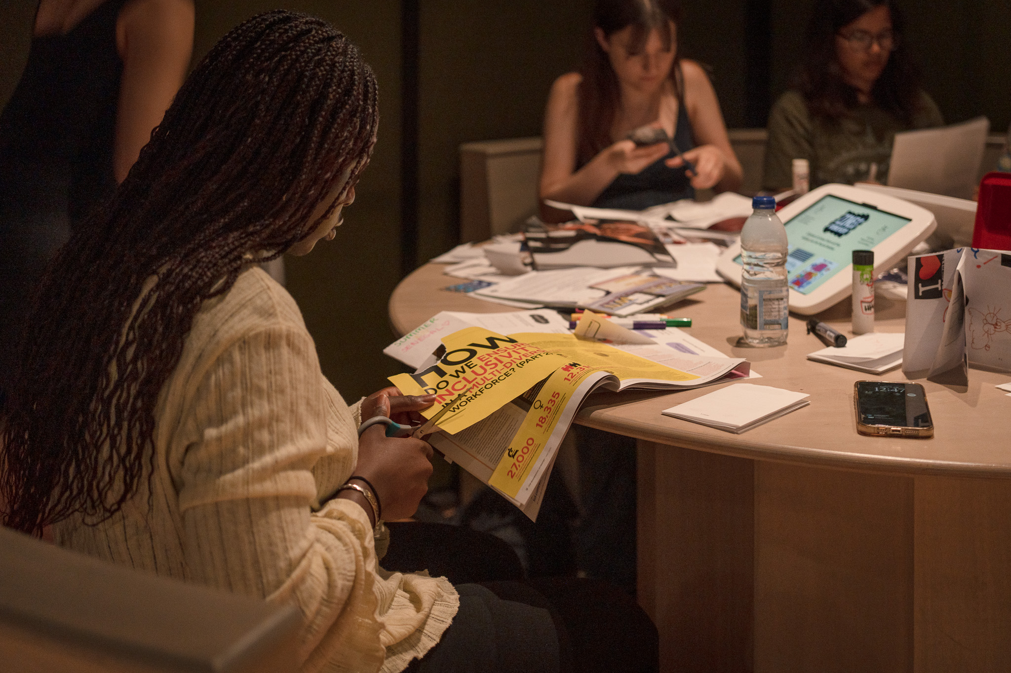 zine making session at Wellcome